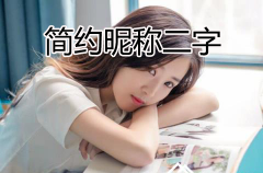 简约昵称二字(2023两个字的简约昵称)