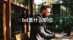 bd是什么职位，BD职务的工作职责