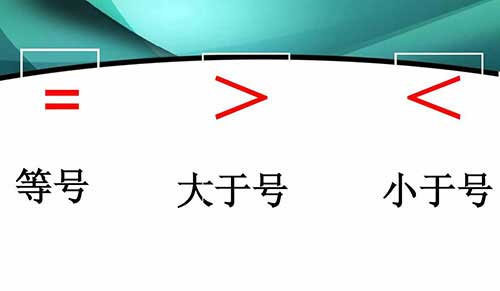大于号和小于号怎么区分，4个区分大小于号的方