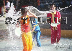 泼水节是几月几号