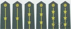 中国的军衔等级排名，军衔等级肩章排名图片
