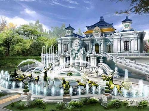 英国公布圆明园被毁灭前的照片 美如仙境引关注